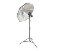 Godox V100 Speedlite 100Ws Round Head Flash Kit with 40" Black/Silver Umbrella, S2 Bracket for Bowens Mount, 240cm Light Stand - Ideal for Wedding, Event & Portrait Photography (Fujifilm)