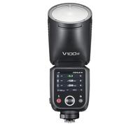 Godox V100S V100 S Flash for Sony 100W TTL HSS 1/80000s Camera Speedlight for Sony Cameras, Round Head Touchscreen Control, Magnetic Mount, 1.7s Recycle Time, 10 Level LED Modeling Lamp