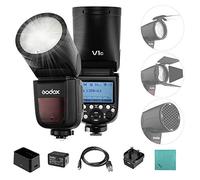 Godox V1C Professional Camera Flash Speedlite Speedlight Round Head Wireless 2.4G for Canon EOS Series 1500D 3000D 5D Mark lll 5D Mark ll for Wedding Portrait Studio Photography