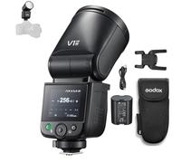 Godox V1mid N Camera Flash TTL HSS 1/8000s Round Head Touchscreen Speedlite Compatible for Nikon DSLR Camera