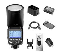 Godox V1S Flash Camera Flash Speedlite Round Head Wireless 2.4G Fresnel Zoom for Sony a7RII a7R a58 a99 ILCE6000L a7RIII a7R3 a9 a77II a77 a350 Camerasfor Wedding Portrait Studio Photography