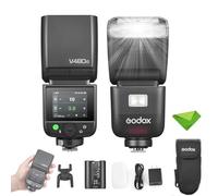 Godox V480 C V480-C TTL Flash for Canon Cameras, GN50 1/8000 HSS, 650 Full Power Flash, 1.7s Recycle Time, 2.4G Wireless, Built-in Modeling Light, 7.2V/2200mAh Li-ion Battery Touchscreen Speedlight