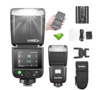 Godox V480 C V480-C TTL Touchscreen Flash for Canon Cameras, GN50 1/8000 HSS, 650 Full Power Flash, 1.7s Recycle Time, 2.4G Wireless, Built-in Modeling Light, 7.2V/2200mAh Li-ion Battery Speedlight