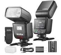 Godox V480 Flash V480N Camera Flash, Built-in Lithium Battery, 1/8000 HSS, 2.4GX Wireless TTL, 1.7s Recycle Time, 650 Full Power Pops for Nikon Camera (V480N)