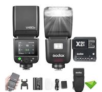 Godox V480 N V480-N TTL Flash w/X2T-N Trigger, GN50 1/8000 HSS,1.7s Recycle Time, 2.4G Wireless, Built-in Modeling Light, 7.2V/2200mAh Li-ion Battery Touchscreen Speedlight