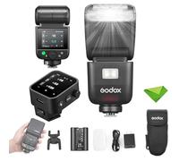 Godox V480 N V480-N TTL Flash w/ X3-N Flash Trigger, GN50 1/8000 HSS, 650 Full Power Flash, 1.7s Recycle Time, 2.4G Wireless, Built-in Modeling Light, Touchscreen Speedlight