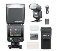 Godox V480-O Camera Flash for Olympus Panasonic, GN50 High Output, Touchscreen Control, USB-C Charging, 1.7s Fast Recycle Time, 650 Full-Power Flashes, 2.4G X Wireless 1/8000s HSS TTL Flash Speedlite