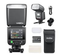 Godox V480-O Camera Flash for Olympus Panasonic, GN50 High Output, Touchscreen Control, USB-C Charging, 1.7s Fast Recycle Time, 650 Full-Power Flashes, 2.4G X Wireless 1/8000s HSS TTL Flash Speedlite