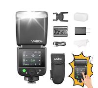 Godox V480 O TTL Camera Flash Speedlite GN50 HSS 1/8000s 2.4Ghz X Wireless System 2-in-one Led Lamp with Touchscreen,Flexible Bounce Head,Diffuser for Olympus Cameras