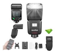 Godox V480 O V480-O TTL Flash for Olympus Panasonic Cameras, GN50 1/8000 HSS, 650 Full Power Flash, 1.7s Recycle Time, 2.4G Wireless, Built-in Modeling Light, Li-ion Battery Touchscreen Speedlight