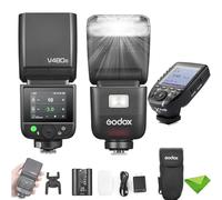 Godox V480 O V480-O TTL Flash for Olympus Panasonic Cameras w/Xpro O Trigger, GN50 1/8000 HSS, 1.7s Recycle Time, 2.4G Wireless, Built-in Modeling Light, Li-ion Battery Touchscreen Speedlight