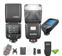Godox V480 O V480-O TTL Flash for Olympus Panasonic Cameras w/XProII-O Flash Trigger, GN50 1/8000 HSS, 1.7s Recycle Time, 2.4G Wireless, Built-in Modeling Light, Li-ion Battery Touchscreen Speedlight