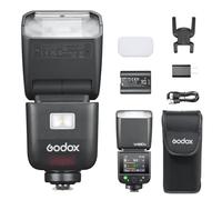 Godox V480 S Flash for Sony, 650 Full-Power TTL Camera Flash Flexible Bounce Head 10-Level Modeling Lamp GN50 1/8000 HSS Mini Flash Smart Distance Readout Speedlight with Touchscreen (V480 Sony)