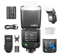 godox V480 S TTL Flash for Sony Camera with Diffuser Touchscreen High-Speed Sync on Camera Flash GN50 1/8000 s 650 Full-Power Flashes with 7.2 V/2200 mAh Rechargeable Battery