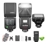 Godox V480 S V480-S TTL Flash for Sony Cameras w/XProII-S Trigger, GN50 1/8000 HSS, 1.7s Recycle Time, 2.4G Wireless, Built-in Modeling Light, 7.2V/2200mAh Li-ion Battery Touchscreen Speedlight