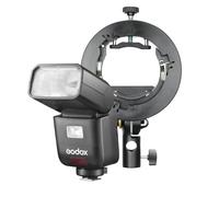 Godox V480 Speedlite On-Camera Flash with S2 Bowens S-Type Smart Bracket (Fuji)