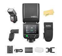 Godox V480N V480 N Camera Flash with Godox XProN XPro-N Flash Trigger for Nikon Camera Flash Speedlite Light,650 Full-Power Flashes,2.4G HSS 1/8000s,1.7s Recycle Time,7.2V/2200mAh Li-ion Battery,GN50