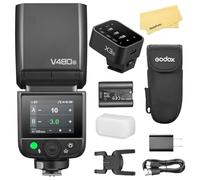 Godox V480N V480 N TTL Camera Flash with Godox X3-N X3N Flash Trigger for Nikon Camera Flash Speedlite Light,GN50,2.4G HSS 1/8000s,1.7s Recycle Time,650 Full-Power Flashes,7.2V/2200mAh Li-ion Battery