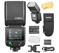 Godox V480O TTL Camera Flash for Olympus Camera Flash Speedlite Speedlight Light,GN50,7.2V/2200mAh Li-ion Battery,2.4G HSS 1/8000s,650 Full-Power Flashes,1.7s Recycle Time,10 Levels LED Modeling Lamp