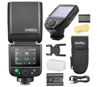 Godox V480S V480 S Camera Flash with Godox XProS XPro-S Flash Trigger for Sony Camera Flash Speedlite Light,650 Full-Power Flashes,2.4G HSS 1/8000s,1.7s Recycle Time,7.2V/2200mAh Li-ion Battery,GN50