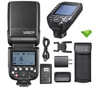 Godox V850 V850III Flash w/Godox Xpro II L Flash Trigger 7.2V/2600mAh HSS 1/8000 2.4G 1.5s Recycle Time 450 Full Power Pops Camera Flash Speedlight for DSLR Cameras with Standard Hot Shoes