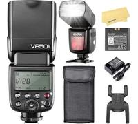 Godox V850II Kit Camera Flash Speedlite Speedlight for Canon Sony Nikon Pentax Fuji Olympus Panasonic Camera,GN60 2.4G 1/8000s HSS 650 Full-Power Flashes,1.5s Recycle Time