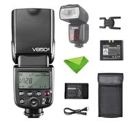 Godox V850II V850 Flash for Sony Canon Nikon Pentax Fuji Olympus Panasonic GN60 2.4G 1/8000s HSS 650 Full-Power Flashes 2000mAh Li-ion Battery 1.5s Recycle Time Camera Speedlight Speedlite (NO TTL)