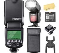Godox V860II-N Camera Flash for Nikon D800 D700 D7100 D5200 D300 D300S D3200 D3100 D200 D70S D810 D610 D90 D750,2.4G HSS 1/8000s,650 Full-Power Flashes,11.1V/2000mAh Li-ion Battery,1.5s Recycle Time