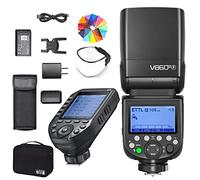 Godox V860III-F Flash w/XProII-F Trigger for Fujifilm Fuji, Camera Flash Speedlite 1.5s Recycle Time TTL 2.4G Wireless 7.2V/2600mAh, HSS 1/8000 and 480 Full Power Flashes 10 Levels LED Modeling Light