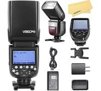 GODOX V860III-N Camera Flash with Godox XPro-N Flash Trigger for Nikon Cameras,2.4G HSS 1/8000s,480 Full-Power Flashes,0.01-1.5s Recycle Time,10 Levels Modeling Lamp