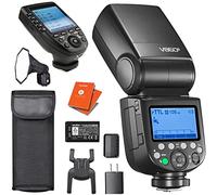 GODOX V860III-N TTL Camera Flash Lighting Kit with XPro-N 2.4G HSS Li-on Battery Flash Speedlite for Nikon Cameras, LED Modelling Light + 12 Month Extended Warranty Card VING