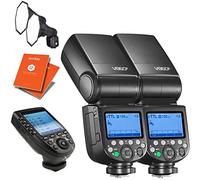 GODOX V860III-O TTL Camera Flash Twin Lighting Kit with XPro-O Trigger 2.4G HSS Li-on Battery Flash Speedlite for Olympus/Panasonic Cameras, LED Modeling Light + 12 Month Extended Warranty Card VING