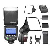 Godox V860III-S for Sony Camera Flash, Ving V860III TTL Li-Ion Flash Kit, HSS 1/8000s 2.4G GN60 Speedlight, 2600mAh Battery Speedlite, Modeling Light for Sony Cameras