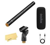 GODOX VDS-M3 Multi-Functional Supercardioid Condenser Shotgun Microphone,USB Interface,270° Adjustable Bracket,2000mAh Lithium Battery for 220h Recording Time