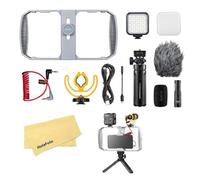 Godox VK1-UC Vlog Kit for Mobile Devices with USB Type-C Ports,Professional VD-Mic,36000 Versatile EffectsLitemon LED6R,3 Standard Shoe Mounts,Suitable for Vlogging,Mobile Filmmaking,Live-Streaming