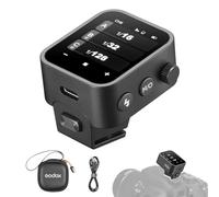 Godox X3-C TTL Wireless Flash Trigger for Canon Camera, 1/8000s HSS TTL TCM Function, Built-in Battery Touchscreen Flash Transmitter Compatible with Canon R5 R6 R7 5D 6D