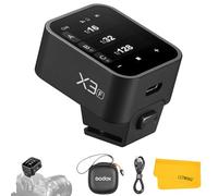 Godox X3-F TTL Flash Trigger Compatiable for FUJIFILM Camera, 2.4G Wireless Touchscreen Support TTL Auto/Manual/Multi Flash X3 Transmitter (X2T-F XPro-F XProII-F Upgraded Version)