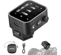 Godox X3-O TTL Wireless Flash Trigger for Olympus/Panasonic Camera, 1/8000s HSS TTL TCM Function, Built-in Battery Touchscreen Flash Transmitter Compatible with Olympus E-P3 E-PL5 E-M1
