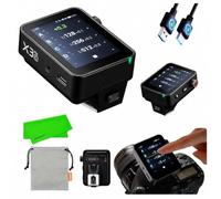 GODOX X3 Pro C TTL Flash Trigger for Canon Camera R5 R6 II R8 R10 R7 90D | For Godox V1 V1Pro V100 V860III AD200Pro AD300Pro AD600Pro TT685II. 2.4G X System Touchscreen Transmitter(X3-C Upgrade)
