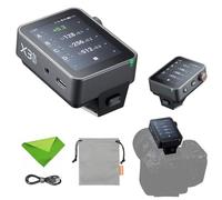Godox X3 Pro-S TTL Wireless Flash Trigger for Sony, with Bluetooth APP Control & Camera Shutter Release, 2.4‘’ Color Touchscreen Transmitter, Built-in Li-ion Battery,Upgrade Version of X3-S.