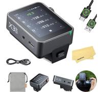 GODOX X3 PRO S X3PRO S 2.4G TTL Wireless Flash Trigger for Sony Camera,2.4" LCD Touch Screen,Shutter Control,Support Bluetooth&APP Control,2.4GHz Wireless X System,X3-S Upgrade Version