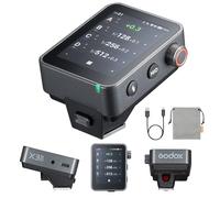Godox X3 Pro S X3ProS X3Pro-S TTL Wireless Flash Trigger, 2.4GHz LCD Touchscreen, Bluetooth Integration & App Control, Built-in Lithium Battery, Three Shooting Modes, X3S Upgrade Version(for Sony)
