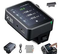 GODOX X3 PRO X3PRO-C Flash Trigger for Canon Camera, 2.4G TTL Wireless Touchscreen Transmitter,Support Bluetooth & APP Control, Shutter Control, Built-in Li-ion Battery Fast Charging (Upgrade X3-C)