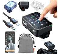 GODOX X3 PRO X3PRO N TTL Wireless Flash Trigger for Nikon, with Bluetooth Integration & APP Control, Touch Screen 2.4GHz Wireless X System, Pro Shooting Modes Shutter Control Fast Charging