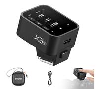 Godox X3-S Trigger X3 Sony Transmitter Wireless TTL Flash Oled Touchscreen for Sony 2.4GHz Wireless 1/8000S Hss TTL Auto/Manual/Mult Tcm Built-in Rechargeable Battery (Type-c) Flash X3s