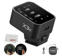 Godox X3N X3 N X3-N TTL Wireless Flash Trigger,2.4GHz Wireless System,High-Definition LED Screen,Built-in Lithium Battery Compatible with Nikon Cameras (X2T-N/Xpro-N/XProII-N Upgrade Version)