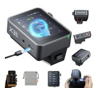 Godox X3Pro C TTL Wireless Flash Trigger for Canon Camera, 2.4''Full Color Touchscreen,Built-in 2930mAh Li-ion Battery,2.4G Wireless with Multi Modes,APP Support,USB-C Fast Charging