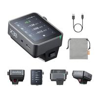 Godox X3Pro C Wireless Flash Trigger 2.4GHz Wireless X System Flash Transmitter with Touch Screen, APP Control Compatible with Canon