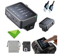 Godox X3Pro C X3Pro-C TTL Wireless Flash Trigger for Canon, 2.4G Touchscreen Transmitter with Bluetooth APP Control, HD OLED Screen, Support TTL/Auto/Manual/Multi Flash, Shutter Control