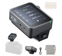 Godox X3Pro-N Wireless Flash Trigger for Nikon, 2.4" Touchscreen, 16-Group Control, 1/8000s HSS TTL TCM Function, USB-C Charge, 30-Day Battery Life Flash Transmitter Compatible with Nikon Camera